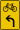 Vorwegweiser Radv. links