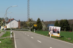 Propaganda-Verbot außerorts