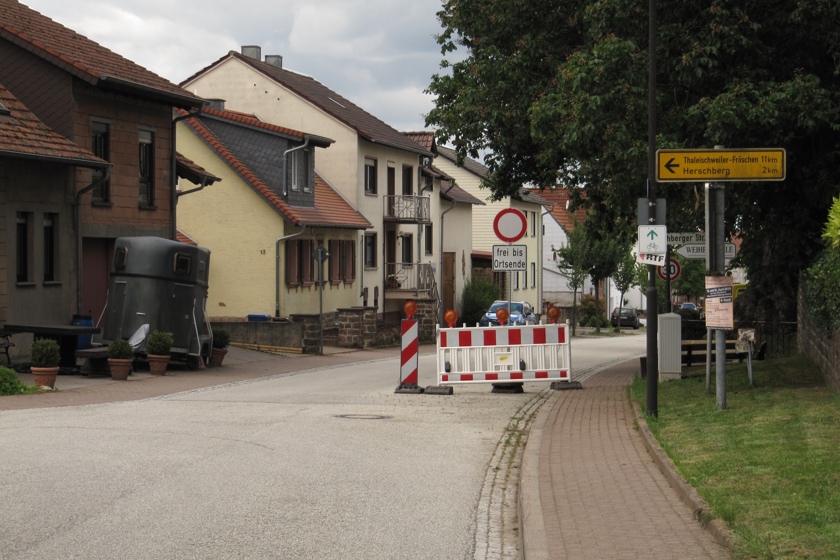 Abzweig K 18 Saalstadt