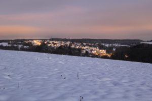 Windsberg zur blauen Winterstunde