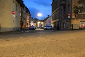 Der Schillerplatz zur blauen Stunde