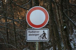 Radwandern in der Harzhütter Klamm
