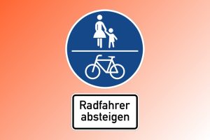 „Radfahrer absteigen“ in Wilgartswiesen