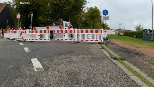 „Radfahrer absteigen“ in Kröppen